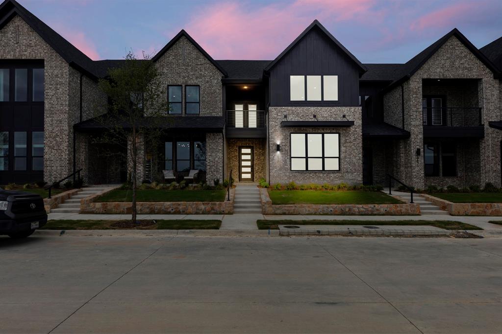 MLS# 21020293 - Built by Drees Custom Homes - Ready Now! ~ Discover modern living in this stunning 3-bedroom, 2-bathroom townhouse situated in the new Ridgeline Towns subdivision. Spanning 2,133 square feet, this home features an inviting open floorplan, enhanced by decorative lighting and a spacious kitchen island, perfect for entertaining. The primary suite boasts a double vanity and generous walk-in closet, along with an outdoor balcony, while a cozy loft adds flexibility to the living space. Enjoy the serene surroundings with views of the adjacent greenbelt and mature trees from your covered patio. Additional highlights include ENERGY STAR heating and cooling systems for efficiency, a two-car garage, and a beautiful blend of carpet, ceramic tile, and hardwood flooring offering a perfect blend of functionality and style. Located within the highly regarded McKinney ISD.