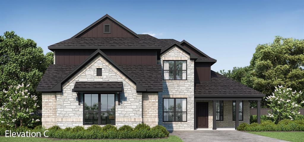 MLS# 21202742 - Built by Altura Homes - Jun 2026 completion! ~ Altura Homes Features Summerwood Estates a 50ft and 60ft Planned thriving community with direct access to I-35 freeway movie theater- grocery - and restaurants. The Sheridan C floor plan features 4-3.5-2 in a two-story side entry garage, with 4 sides ACME Brick & Stone full landscaping package with full gutters and sprinkler system. Upon entry has a foyer with study with French style open glass doors open family room open kitchen full view to covered front and rear covered porch with half bath off kitchen area has 42in cabinets quartz countertops stainless steel appliances open family room with full outside viewing. Off kitchen leads to access to garage with mud area and laundry to the right you have access to Owner's retreat has large bedroom Walkin bath separate tub and shower dual sinks and walk in closet, flooring is carpet tile in bath and main area has luxury vinyl floors .Second floor opens up to a game room that splits off bedrooms one side has a jack and jill setup the other side has a full bedroom with full bath.