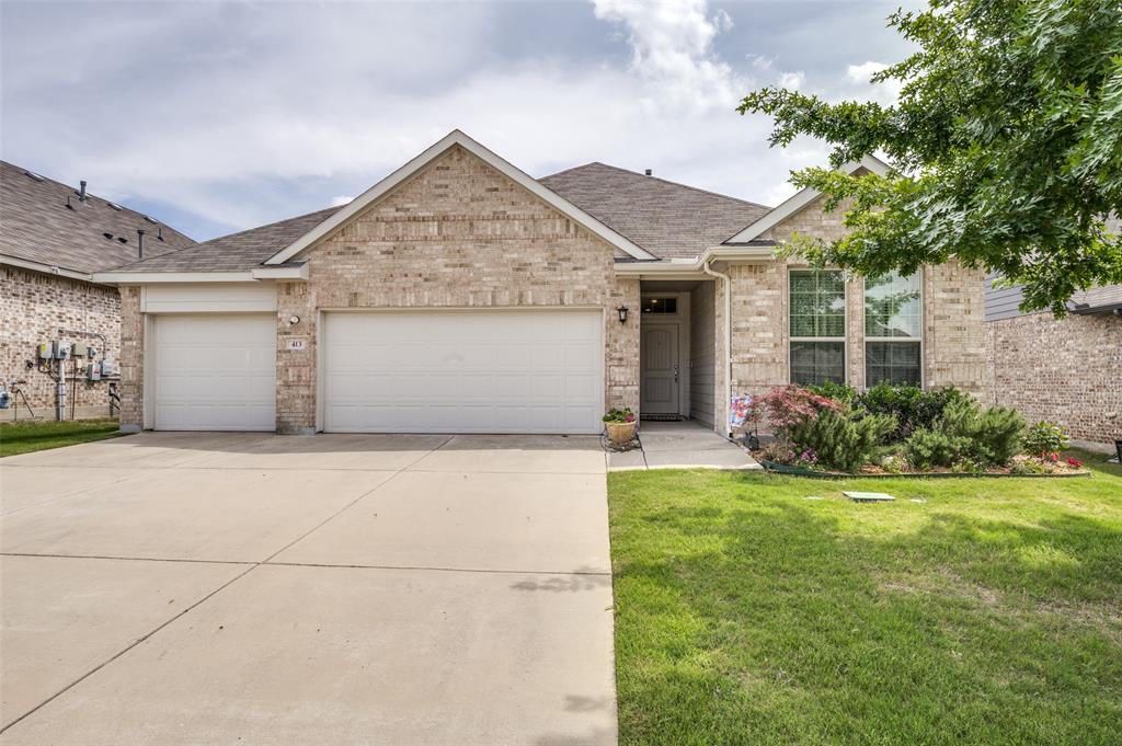 Location! Location! Location! This beautiful home has something for everyone in the family.  Easy access to US Highway 75, Highway 5 and FM 121 makes for a quick commute to work, running errands or family activities.  The neighborhood Elementary and Middle schools are within walking distance from the front door. The light bright open concept layout keeps everyone together.  From cooking in the beautiful kitchen,  working on homework in the family room,  playing games at the dining table  or watching TV,  there's still that vibe of togetherness. And with four bedrooms there is plenty of room for privacy too. A fenced in backyard  is perfect for the family pet. Add in ample storage, a covered patio and a three car garage, this home has it all.