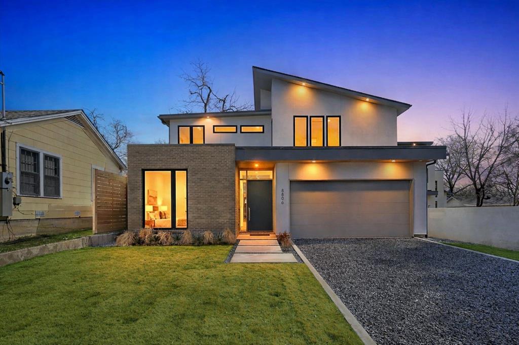 New construction located in Little Forest Hills, east of White Rock Lake. This two-story residence offers 5 bedrooms, 4.5 baths and an upstairs game room. Second downstairs bedroom doubles perfectly as an office. Interior features include custom millwork, sleek quartz countertops, and designer lighting throughout.Open-concept chef’s kitchen with a large gathering island, paneled Sub-Zero refrigerator, stainless gas cooktop with electric oven, designer vent hood, microwave, and a walk-in butler’s pantry connects to the main living area with a gas and wood-burning fireplace. Bypass slider doors opening to a covered rear patio extends usable outdoor space. Primary suite with spa-style bath and dual (his and hers) walk-in closets. Secondary bedrooms each have their own private bathroom. Minutes to White Rock Lake trails, Dallas Arboretum, Casa Linda Plaza, and Garland Road shops and dining, with convenient access to East Dallas and Downtown. Includes 3D virtual tour and video tour.