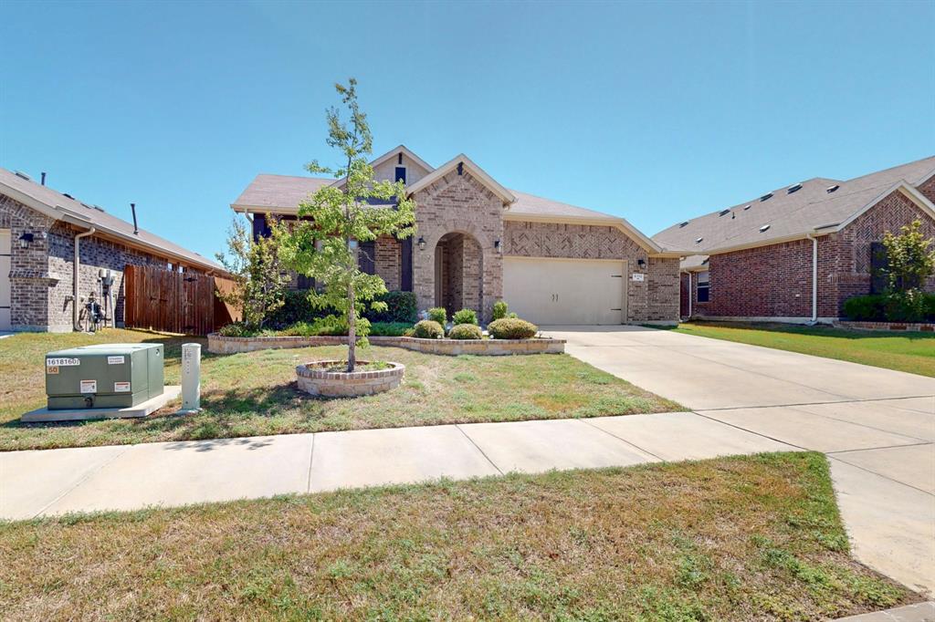 Beautifully maintained 3-bedroom, 2-bath home with a 2-car garage in the highly sought-after Marine Creek Ranch community! This move-in ready home features an open-concept floor plan with abundant natural light, a spacious living area, and a well-appointed kitchen complete with granite countertops, stainless steel appliances, a gas cooktop, a large island with breakfast bar, and ample cabinet space. The split-bedroom layout offers privacy, while the spacious primary suite includes dual vanities, a garden tub, separate shower, and a walk-in closet.
Enjoy exceptional energy efficiency with a fully paid-off solar system—no lease to assume—helping reduce electric bills to nearly zero. Additional energy-saving features include Low-E double-pane windows, radiant barrier roof decking, adjustable door thresholds, and insulated exterior doors, providing outstanding year-round comfort and utility savings. The garage is equipped with a Tesla charger, adding convenience for electric vehicle owners.
Step outside to a covered patio and fully fenced backyard, perfect for relaxing or entertaining. Ideally located within walking distance to all three schools, Marine Creek Lake, and the 43-acre Marine Creek Ranch Park, offering miles of scenic walking and biking trails. Residents also enjoy access to a community pool, parks, playgrounds, and green spaces. Conveniently located near shopping, dining, and entertainment with easy access to Loop 820 and Highway 287 for a quick commute throughout the DFW Metroplex.