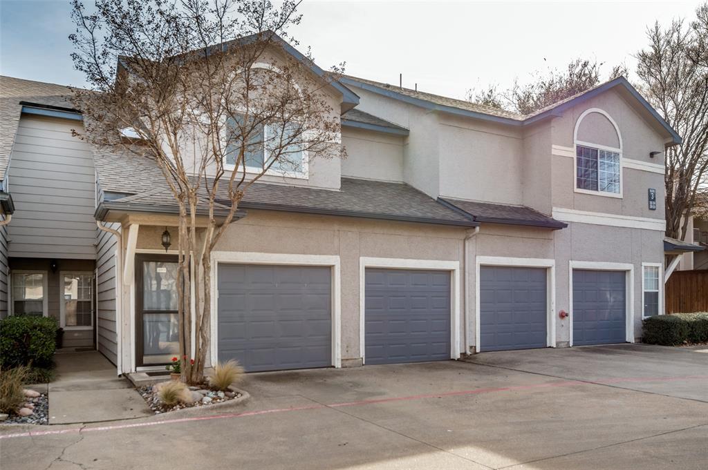 Lovingly cared for and lived in by the original owner, this beautiful one bedroom Luxury Condominium home has approximately $50K in recent high end upgrades! You will love the Engineered Hickory Hardwood flooring with new base moldings, updated fireplace mantle and surrounding, new decorative lighting and ceiling fans in every room. Kitchen and bathroom Premium Impala Black Granite countertops, new kitchen and bathroom cabinets, under sink pull out organizer and corner kitchen cabinet with large Lazy Susan access, Farmhouse kitchen sink with new disposal, and recessed lighting above and below cabinets. Large bedroom has two walk in closets, ensuite bathroom with sliding barn door, updated bathroom tile and fixtures, including sink and toilet, and large walk in shower with glass doors. Dining room has a built in cabinet, drawer and shelves and large framed mirror. New blinds on all windows and patio door. 3-4 year old appliances and washer and dryer , all convey with sale of property. Veranda outdoor living area, wrought iron fence, storage closet, and view of the pool. Community pool and large dog park. Shopping, restaurants, groceries all in walking distance. Dallas North Tollway, President George Bush Turnpike and Sam Rayburn Tollway with in the vacinity provide quick access to airports and surrounding suburbs.