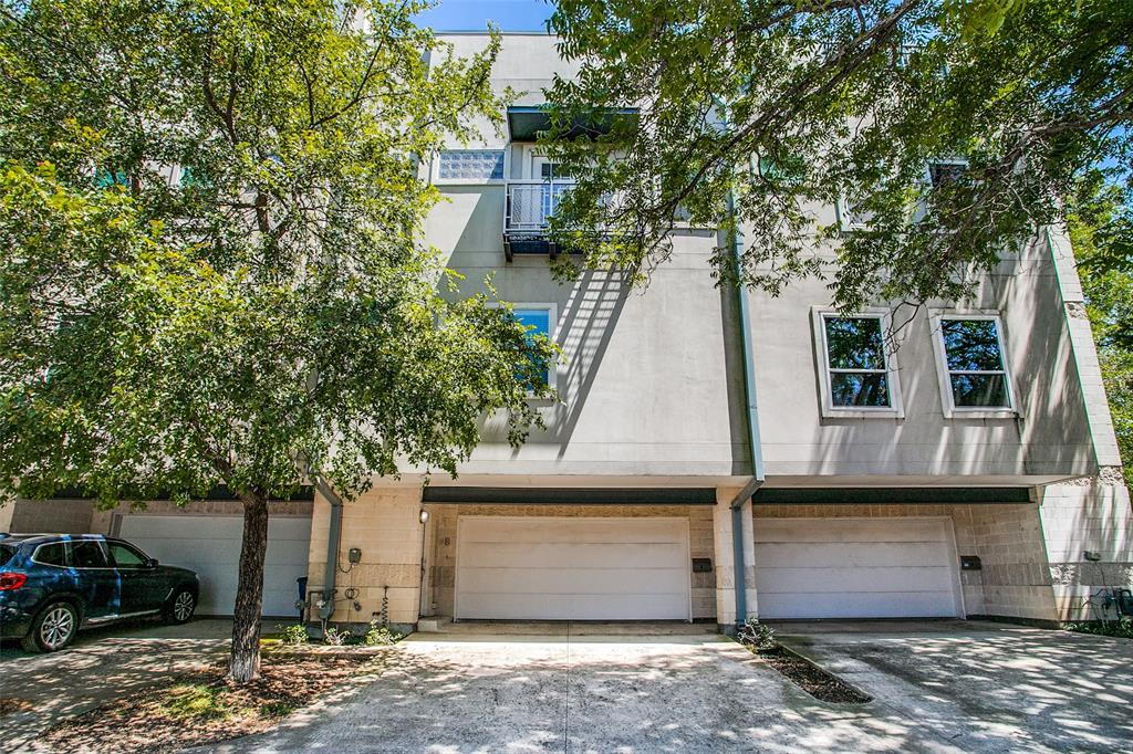 Exceptional townhome condo in the heart of Oak Lawn and next to the highly desired Mansion District! This one will check all your boxes: a private fenced yard, rooftop deck with skyline views and attached private garage. The modern and bright main living area is perfect for entertaining - gas fireplace, open-concept kitchen and separate dining area, 10-foot ceilings and half bath for guests. Primary bedroom and second bedroom are located on third level, along with the utility closet. Fourth floor includes a bonus room leading to the private rooftop deck perfect for outdoor living. Low maintenance backyard with fire pit and garden space is accessed through the attached two-car garage on first level. Washer, dryer and refrigerator included with acceptable offer. Only THREE units in complex! HOA is self-managed with limited restrictions!