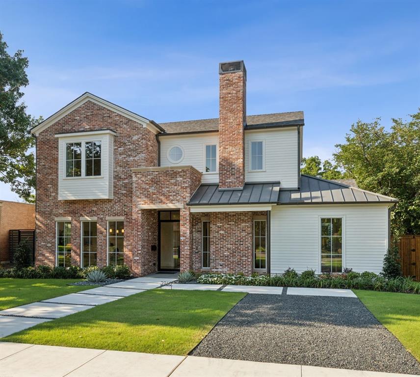New construction designed by architect Todd Hamilton and built by D Home Best Builder Thomas Development + Construction. Designer touches and additional care to details can be seen throughout this 4 bedroom, 4.1 bath home. Handmade cement and marble tiles. Quartzite kitchen with banquette nook. Full-size prep pantry and walk through butler’s pantry. Formal dining room, a cozy parlor with fireplace, and a tucked away office space. Primary suite on first floor with marble bathroom. 3 bedrooms and 3 bathrooms upstairs as well as a large playroom with vaulted ceilings. Full size laundry rooms on each floor. Beautiful antique reclaimed bricks on the exterior. Rear entry garage with electronic gate. Concrete drive in back great for sport court. Additional off-street parking in the front. Contact agent for more details on the advanced building techniques and above and beyond care that this builder puts into all of their homes.