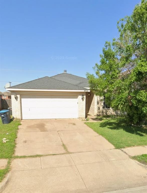 Cozy 3-2-2 in the Fox Run Addition. Ceramic tile throughout, no carpet! Warm neutral tones with updated fixtures. Community park and pool is a great bonus! Brick wood burning fireplace in the living room great for entertaining. Cozy breakfast nook and a new dishwasher coming. Master suite features a huge walk in closet. Photos Coming soon.