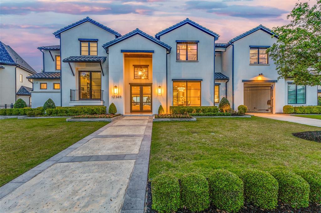 Located in the Homestead section of the gated Newman Village community in Frisco, this residence offers a refined blend of comfort, functionality, and indoor-outdoor living. Just minutes from Legacy West, The Star, and Riders Field, the location provides access to premier shopping, dining, and entertainment, along with highly regarded Frisco ISD schools and convenient commuting routes.

Home features an open layout with tall ceilings, abundant natural light, and expansive living areas anchored by a fireplace with custom built-ins. A dedicated study with built-in cabinetry offers a polished work-from-home space or private library. The kitchen features a Crystalo waterfall island, custom vent hood, premium appliances, and a butler’s pantry with beverage drawers and pebble ice maker. A glass-enclosed wine room with steel lucite racks and marble ceiling adds a striking focal point.

Additional spaces include a theater room with surround sound, a game room with bar, and a private gym with HVAC, mirrored walls, and floor-to-ceiling windows. The primary suite offers a private retreat with a custom closet system and high-end finishes, while secondary bedrooms include upgraded details throughout. The laundry room is designed with custom cabinetry, built-in hampers, and dual full-size washer and dryer connections.

Outdoor living features a covered patio with a full outdoor kitchen, retractable motorized screens, built-in ceiling heaters, and a fireplace for year-round use. Sliding glass doors create a seamless transition to the backyard, offering both privacy and flexibility.

Additional highlights include smart home features with remote-controlled shades and security, dual laundry areas, a mudroom with built-ins, and an attached four-car garage with a three-car bay and separate single-car bay. Community amenities include a clubhouse, pool, tennis courts, trails, parks, and a central community square.
