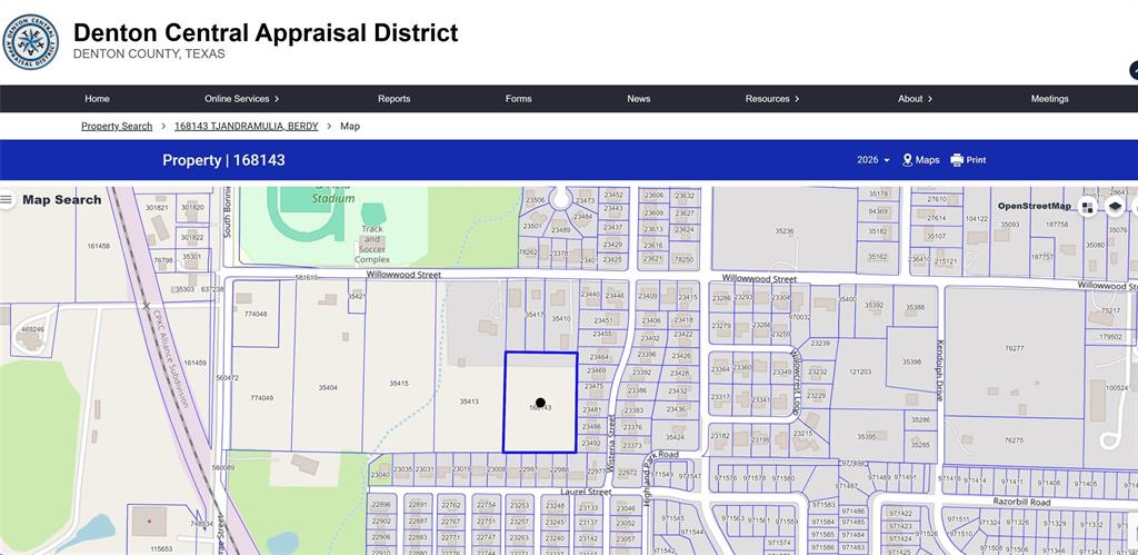 LANDLOCK. This property has NO Access and NO Survey.