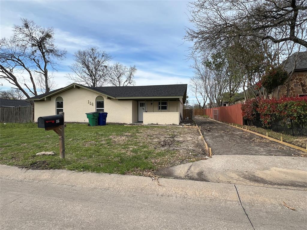 The landlord is selling a Long-term Rental Property in the Heath Candelite Subdivision. No Homeowners Association & New Windows were installed. 3 bedroom, 2 Bath with a 2 Car Garage in Amy Park Heath Schools and Close to Terry Park and Lake Ray Hubbard. Public Boat Dock and Park are a few streets away. This One Story is on a .23-acre Lot. There is plenty of room for you to park a boat. This property is being Sold AS IS, but the vinyl flooring is new, and new paint & backsplash. The Foundation work was just completed also. We have 3 homes 110 Gregory, (MLS#20465325) 120 Darrell (MLS#20600886), and 116 Darrell to be sold as a package deal or will sell individually. Part of an Estate. Sold As-Is. Prefer Cash Offer.