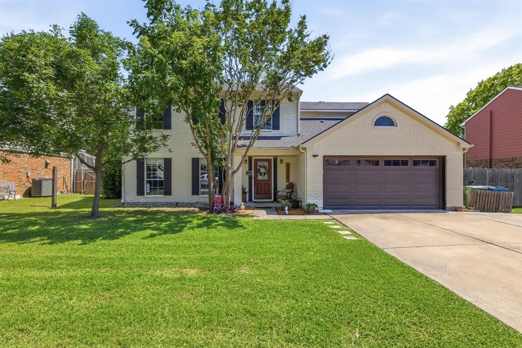 Welcome to Grapevine's College Streets where these hard-working homeowners have completed the toughest homework projects: ROOF: 5 YRS OLD. KITCHEN REMODEL: MAY 2026. WINDOWS: 2025 (12 of 19 replaced). GOOD BONES: Major mechanical systems are less than 10 years old + all bathrooms are updated! FRESH INTERIOR PAINT MAY 2026. This large 4-bedroom, 2-story home features multi-functional spaces with eating-living on the main level & bedrooms on the second story. The cool-vibe of Grapevine shines in this home's character, starting at the front door: walnut-stained stair treads, custom-made rolling doors with cornice boxes, stamped tin backsplash, floating shelves & more! Bright & airy kitchen features BRAND NEW QUARTZ COUNTERTOPS (May 2026), freshly painted & cured cabinetry, hew hardware, Stainless Steel Appliances & views into the spacious yet cozy den with GAS FIREPLACE. With spaces that work for every stage of life, the FIRST FLOOR GAMEROOM was designed to be closed-off & can easily become a home office, yoga studio, man-cave, music room or whatever you want it to be! Privately positioned primary wing provides privacy away from the action downstairs. Updated primary ensuite bath featuring his & hers sinks, walk-in shower & soaking tub. All bedrooms have big closets & floor space for queen-size beds. Highly-desired Cannon Elementary is right around the corner! Big 65-ft wide lot with mature trees & NO HOA! Big backyard with EXPANDED PATIO, PERGOLA, HOT-TUB, extra storage shed & low-maint lawn. The playhouse stays! Located in the central heart of Grapevine, just west of Nash Farms & only 2 blocks to historic Main Street! DFW Int'l Airport is 5 mins south & Lake Grapevine is 5 mins north. Easy access to Bear Creek trail systems, TEX Rail, Highways 114-121-360, shopping, dining, everything you could ask for. Grapevine is not just a suburb, it's a lifestyle. *INCLUDES ONE YEAR MEMBERSHIP TO THE REC GRAPEVINE + 2 OUTDOOR POOLS*