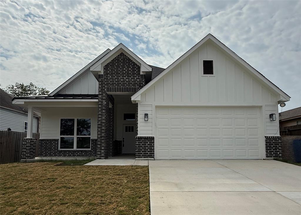 Stunning new-build home featuring 4 bedrooms and 2 full baths with thoughtful design throughout. Custom cabinetry, built-in storage, and a functional mudroom provide everyday convenience. The kitchen offers a built-in oven and 5-burner stove, perfect for family meals and entertaining. Enjoy a private primary suite with a luxury ensuite bath. Large 6-ft windows bring in abundant natural light. Additional highlights include a laundry room with sink, spacious 2-car garage, and a backyard covered patio ideal for outdoor living. Builder warranty and $5,000 in concessions also offered by seller. All information provided is deemed reliable but not guaranteed. Buyer and Buyer’s Agent to verify all information, including but not limited to square footage, schools, taxes, restrictions, and property condition. Listing Broker and Seller make no warranties, expressed or implied.