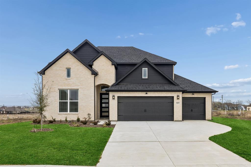 Special Financing with Lillian Homes! (see builder & lender for full APR and disclosure terms). Conveniently nestled between I-35E and I-35W, Brahman Ranch offers quick access to major employers, recreation, and entertainment throughout the Metroplex. This beautiful Reunion plan by Lillian Homes showcases 4 bedrooms, 3 bathrooms, Game room, oversized lot and a 3-car garage. The open-concept kitchen is designed for both style and function, featuring a wrapped island, walk-in pantry, and stainless steel appliances, all overlooking the dining and living areas. A stunning 60 inch electric fireplace creates a warm focal point in the living room. The spacious primary suite includes a private ensuite bath, while the secondary bedrooms offer flexibility for family, guests, or a home office. Enjoy outdoor living with both a covered front porch and a rear patio. Throughout the home you will find durable upgraded flooring and a welcoming, extensive foyer. Every detail reflects Lillian’s commitment to quality and efficiency, with features such as spray foam insulation and smart home technology. Residents will love the local charm of Venus, with its town square, farmers market, and nearby Fielder and Shanna Park all while being zoned in nearby Maypearl ISD. Discover why buyers searching for new homes in Venus, TX choose Brahman Ranch by Lillian Homes for excellent quality and value!