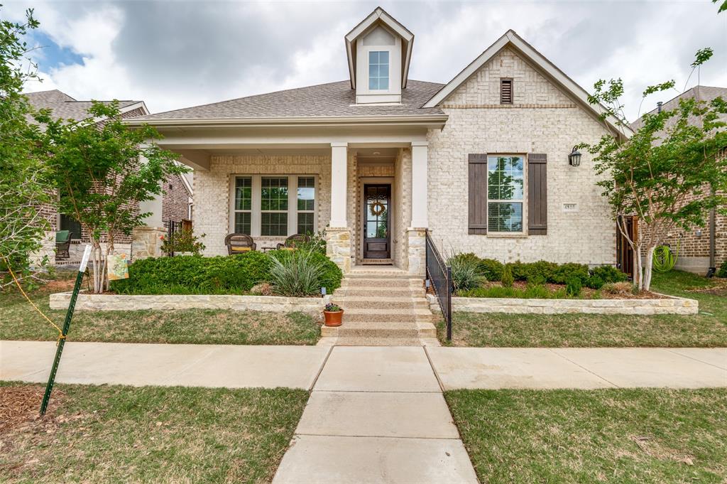 Welcome to 4810 Emerald Grove, located in the highly desirable 55+ community of Viridian in Arlington. This beautifully upgraded 2-bedroom, 2-bath home with a dedicated office offers the perfect blend of comfort, style, and low-maintenance living.  Thoughtfully designed, the home features an open and inviting layout with elevated finishes throughout, including upgraded flooring, countertops, designer lighting, and enhanced kitchen and bath hardware. The kitchen is both functional and stylish, complete with a convenient trash and recycling drawer and ample space for entertaining.  The spacious primary suite is a true retreat, highlighted by a tray ceiling, custom drapery, and a well-appointed en-suite bath. Additional features such as framed mirrors and accent walls add a custom, high-end feel throughout the home.  One of the standout features is the oversized, extended garage—offering a rare 7-foot extension with epoxy flooring, additional ceiling lighting, and ample room for a golf cart, workshop, or extra storage. A dedicated 9x9 storage nook adds even more flexibility.  Enjoy outdoor living on the charming flagstone side porch or relax indoors by the striking Coronado stone fireplace, creating a warm and inviting focal point in the living area. A recirculating hot water system adds everyday convenience and efficiency.  Located within the vibrant Viridian community, residents enjoy resort-style amenities, scenic walking trails, and a lifestyle designed for active adults.  This is a rare opportunity to own a highly upgraded home in one of Arlington’s premier 55+ neighborhoods.