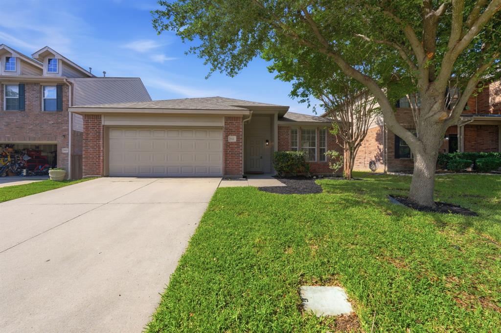 Beautifully maintained 3BD, 2BA single-story in the highly sought-after Brookstone community, zoned to top-rated Frisco ISD! Move-in ready with thoughtful updates throughout — newly painted kitchen cabinets, brand-new SS gas range, quartz countertops, fresh backsplash, and new light fixtures. Luxury vinyl plank flooring throughout — NO CARPET! Neutral designer tones flow through the open floor plan. Roof replaced 2024, new dishwasher 2025, 8-ft privacy fence. Formal living and dining rooms welcome you upon entry. Family room and breakfast area overlook a private backyard. Spacious primary suite is privately positioned; two additional bedrooms share a full bath. Steps from the community pool, playground, and greenbelt. Quick access to I-75, Hwy 121, and DNT. Homes like this don’t last — schedule your showing today!