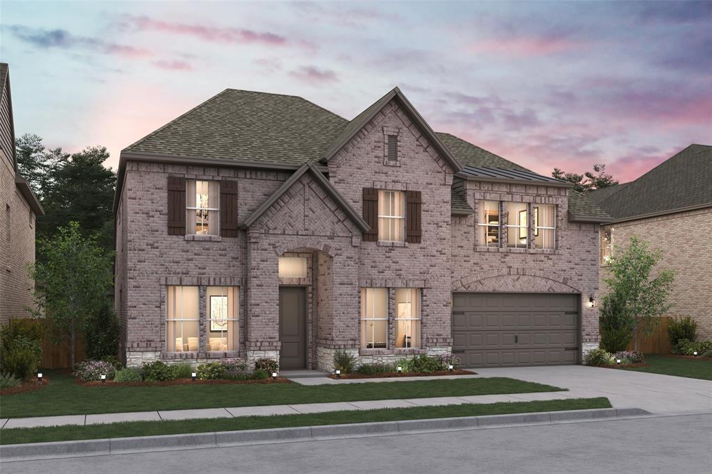 Located in Arlington ISD part of the Sterling Greene community, the neighborhood offers excellent opportunities in education and an added sense of comfort with a gated entrance. This stunning 2-story home provides a comfortable open floorplan with an Extra Suite, ideal for extended stay guests. A private home office followed by an intimate dining room is great for entertaining. The kitchen features a spacious island and overlooks the well-lit great room. A cozy dining area allows access to the covered patio, great for outdoor living. In from the garage, a HovHall and laundry room keep your home tidy. The primary suite with private bath and spacious walk-in closet. A versatile loft and 2 additional bedrooms with hall bath allow for comfort for all.