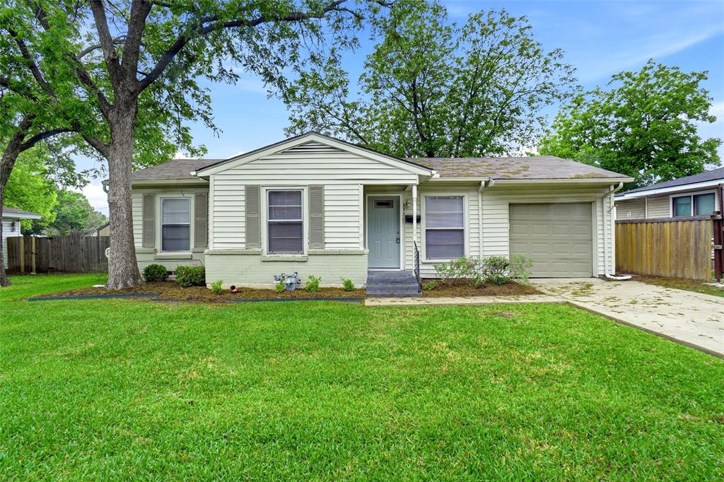 This charming 3 bedroom, 1 bath home with a one car garage is full of warmth and style. A brand new front door with a cheerful pop of color sets the tone from the moment you arrive. The low maintenance exterior features a combination of siding and brick for lasting appeal.  Inside, you’ll find a recently remodeled bathroom, carpet in the bedrooms, and durable luxury plank vinyl flooring throughout the living, kitchen and bath.  Bonus feature to this home is the bright dining area off the kitchen where you can enjoy your morning coffee, dinners and many other uses for this flex space and it leads to the back yard patio, perfect for everyday living.  The modern kitchen is equipped with updated stainless steel appliances, including a built-in microwave and dishwasher, along with a convenient pantry closet, which is hard to find in this area.  Recent upgrades include a new roof, gutters, and window screens (August 2024), as well as new doors for both the front entry and door leading to the garage..  Enjoy the added brightness from the back storm door and the fresh interior paint throughout. Step outside to a generously sized, partially covered patio—ideal for relaxing or hosting gatherings.  Move-in ready and full of potential, this property is a fantastic opportunity, conveniently located near shopping, dining, grocery stores, and MISD schools.