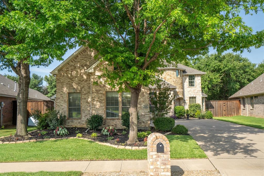 Experience the best of lake living in one of Hickory Creek's most sought-after neighborhoods! Just minutes from the lake with quick boat access, this stunning 4-bedroom home offers the perfect blend of luxury, comfort, and recreation. The spacious primary suite is conveniently located on the first floor, while upstairs you'll find three additional bedrooms, including a truly one-of-a-kind bedroom featuring a charming castle turret perfect for a princess, guest suite, reading retreat, or creative space. The upper level also includes a large game room and media room, providing plenty of space for entertaining and flexibility to create the life you desire. The 3-car garage offers ample room for your vehicles, and was modified for boats, or oversized truck. Relax in the living room with soaring ceilings and wall of windows that brings nature as your backdrop. Step outside to the covered patio with a cozy fire pit and enjoy the privacy of having no rear neighbors and a gate to make the lake access easier. If you've been dreaming of the lake lifestyle with room to entertain, unwind, and make lasting memories, this exceptional home is ready to welcome you home.