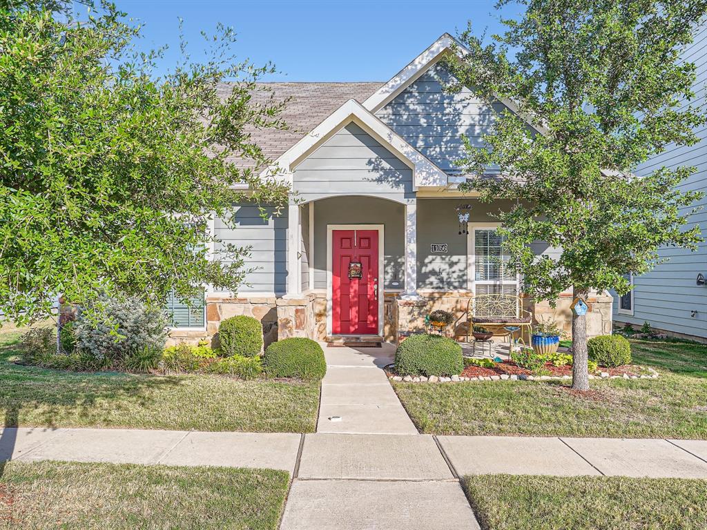 Welcome to your dream home with compelling charm and a striking red front door that welcomes you with open arms. As you step inside, you'll be enchanted by the abundance of natural light that floods the living room, creating a warm and inviting atmosphere that's perfect for both relaxation and entertaining. The large, open kitchen is fully equipped with ample cabinet space, stainless steel appliances, and a long breakfast bar. Your private haven awaits in the primary suite - it's your personal oasis to unwind and pamper yourself. Step outside to your fenced backyard, where outdoor enjoyment and neighborly chats await. Whether you're hosting a barbecue, gardening, or just taking in the fresh air, this space is perfect for your every need. Dive into relaxation at the community pool, enjoy the playground, or take a peaceful stroll around the pond - this community is designed for you to thrive and enjoy the best of life! Home has new stove, microwave and carpet in hall and secondary rooms
