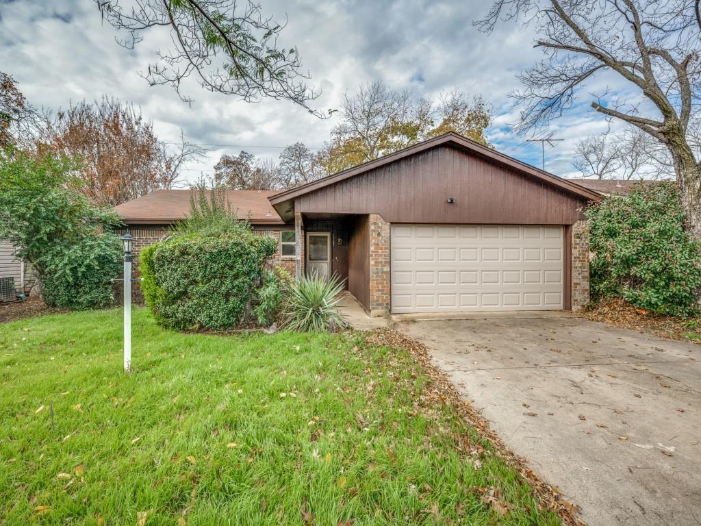 Presenting a move-in ready home in Denton. A 3-bed, 2-bath brick residence with a 2-car garage, this turnkey property is ready for immediate occupancy. Recent upgrades include new laminate flooring and fresh paint throughout. The large kitchen, utility room and lots of storage. No carpet in bedrooms with walk in closets. Vaulted ceiling in living room with non-functional fireplace. The fenced yard and the wooded greenbelt behind provide added privacy. Located near highways, shopping, and restaurants.