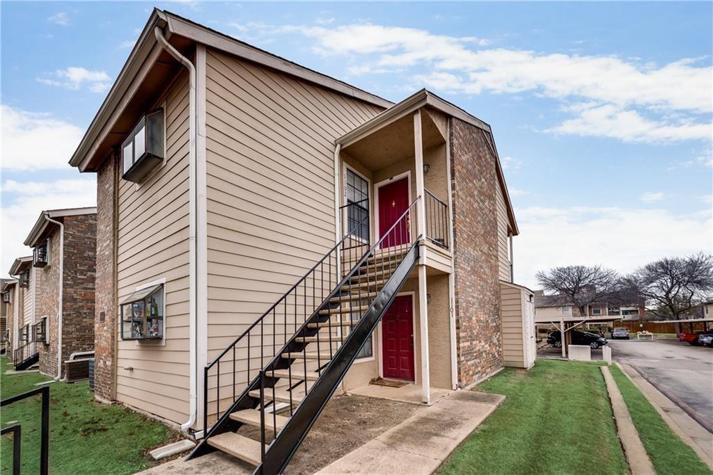 Beautiful condo with Plano ISD.minutes away from Dallas Tollway. Walking distance to grocery store and dining areas. Gated community. Condo features 2 bedrooms & 2 full bathrooms. Laminate wood flooring throughout. High ceiling. Two closets in master bedroom. Two sinks & shower in master bathroom. Each room has ceiling fan. Kitchen features granite countertop & five stove cooktop. Upgraded light fixtures. Balcony has storage. This unit has 2 assigned parking spaces including 1 covered and 1 uncovered spaces. Community features club house and community pool.HOA fees cover water, sewer, trash and maintenance of common grounds.