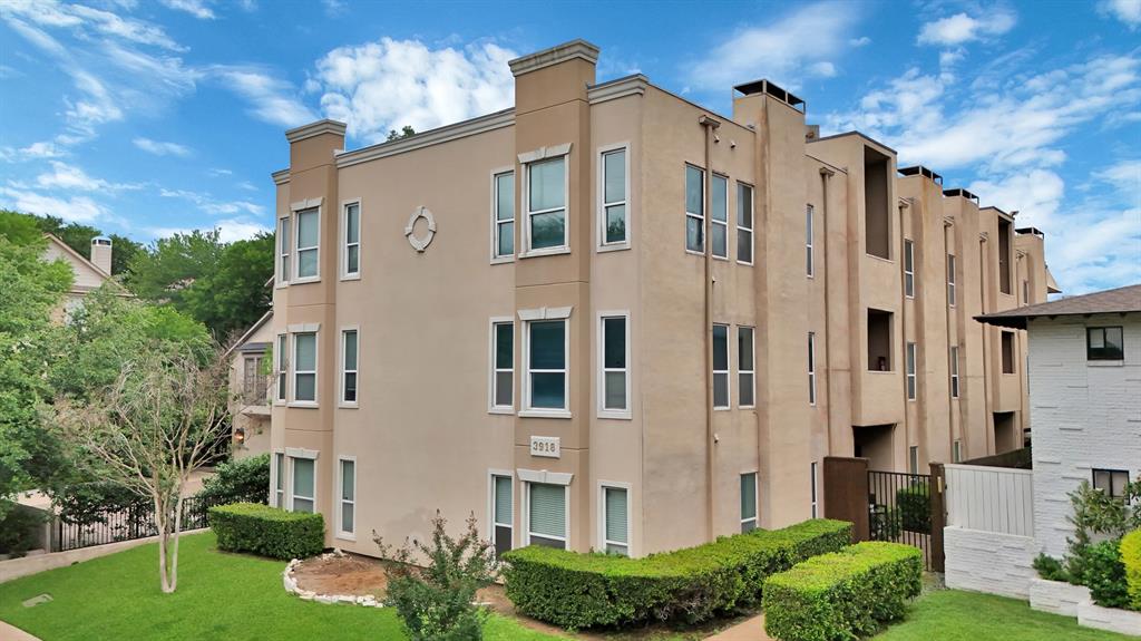 Beautifully updated condo located in the heart of Oak Lawn. Perfectly positioned just blocks from premier dining, vibrant nightlife, and everyday conveniences, this residence delivers an exceptional urban lifestyle.

This thoughtfully designed one-bedroom, one-bath home features an open-concept layout with soaring ceilings and granite countertops, creating a light, bright, and expansive feel. The oversized bedroom offers both comfort and functionality, complemented by a custom walk-in closet system and a spacious, well-appointed bathroom.

Extensive updates provide peace of mind and modern appeal, including a fireplace box insert (2020), replaced HVAC (2022), replaced flooring in the living, dining, and kitchen areas with wood (May 2024), replaced roof installed by the HOA (2023), new washer and dryer combo (2025), home surge protection device (2025), and a new dishwasher (March 2026). A cozy wood-burning fireplace anchors the living space, adding warmth and character.

Additional highlights include a refrigerator and washer and dryer combo that convey with the property, along with a dedicated covered parking space #7 for added convenience. Steps away from front door.

A rare opportunity to own a truly move-in-ready condo in one of Dallas most desirable and walkable locations.