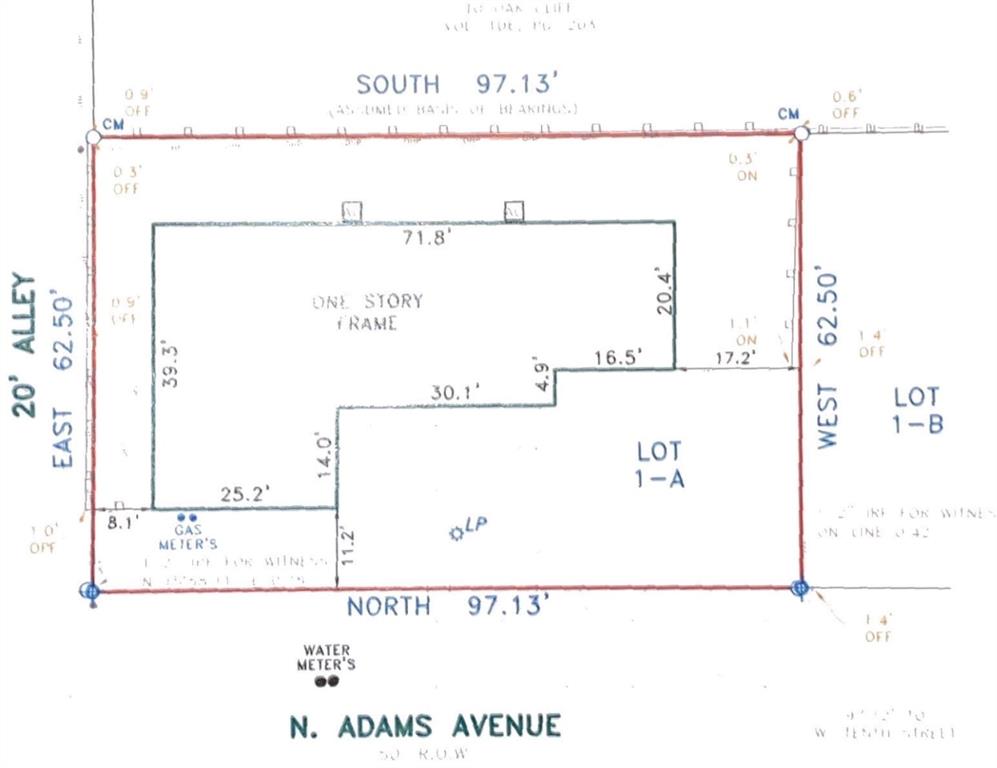 97x63 corner lot surrounded by new construction townhomes.  Great location for development.  Duplex on property currently used as a short term rental.