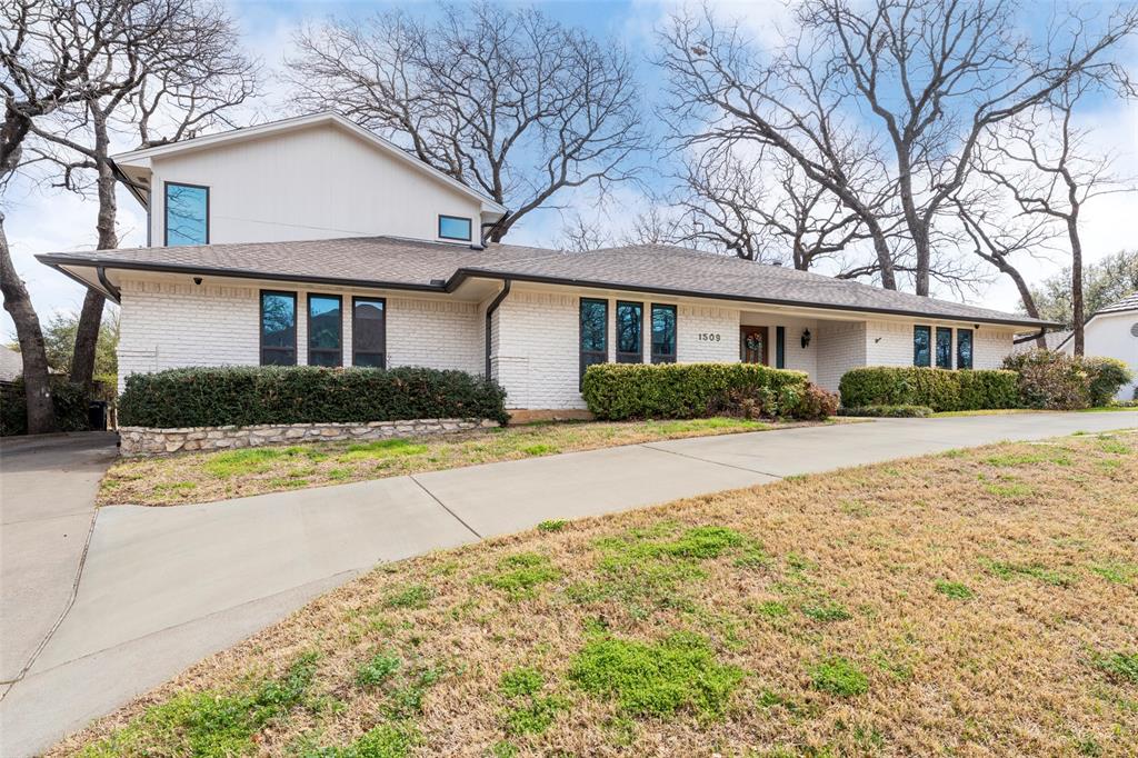 Make this beautifully remodeled home in Millbrook with a pool yours. Located at the top of a hill for a quiet location. Walking in, you will instantly see the finer touches of hardwood floors, granite counters, Viking stainless steel kitchen appliances, and updated windows. Outdoor living with pet-friendly turf that you have been dreaming of! The large master suite is equipped with electric blinds, French doors to the patio, a barn door, a walk-in shower, and a soaking tub! The living room has a wall of built-ins and a skylight. The dining room has a built-in hutch. The oversized downstairs bedroom would be great for a mother-in-law or guest suite, as it sits just down the hall from the large laundry room and garage access, and the upstairs game room is 36x23! Perfect for entertaining, it hosts a half bath and a wetbar for all your guests. Fantastic floorplan with everything downstairs except the gameroom. Gorgeous pool, storage builiding and hot tub.