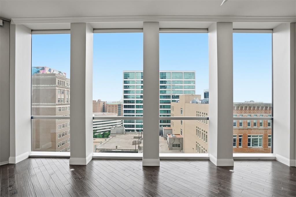 Fantastic Urban Condo Home located on the 16th floor of the Tower in the center of downtown Fort Worth!  Walk everywhere! River trails, Shopping, Work, Dining, Entertainment Venues! The condo features include 2 Bedrooms, 2.5 Baths and 2 Deeded Parking spaces in the Secured area of the Parking Garage! nicely renovated with large open kitchen and living areas.  The sliding glass and decorative doors add a special touch for design and privacy! The Large Primary bedroom features a great bath with tub and separate shower and a huge walk in closet.  The secondary bedroom features include a walk in shower that is wheelchair accessible. The condo features include wood floors, all new paint, stainless steel appliances including upgraded range, new cabinetry features in second bath,  large open kitchen with white quartzite countertops and lots of counter space for the breakfast bar and food preparation! A separate two drawer under counter refrigerator is located in kitchen. The views of Sunsets off the balcony are breathtaking!
The Tower amenities include a 24 hr Concierge Desk, social Party Room, Fitness center, 2 Guest Suites, Pool, Outdoor dining terrace with grills, putting green and firepit area.
