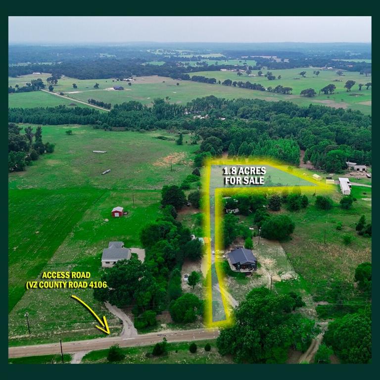Welcome to 1.8 acres just outside of Canton, Texas, located approximately 10 minutes from town. The tract provides a great layout with plenty of space to position a home, shop, or additional improvements without feeling restricted. Utilities are available, which helps simplify the building process and reduces upfront development hurdles. The size allows flexibility whether you’re planning a primary residence, weekend place, or holding for future use. 

The surrounding area is a mix of rural homesites and open land, giving it a quiet setting while still being close enough to town for everyday needs. With its location, available utilities, and manageable size, this property sets up well for a straightforward build. Contact for additional details or to schedule a showing.