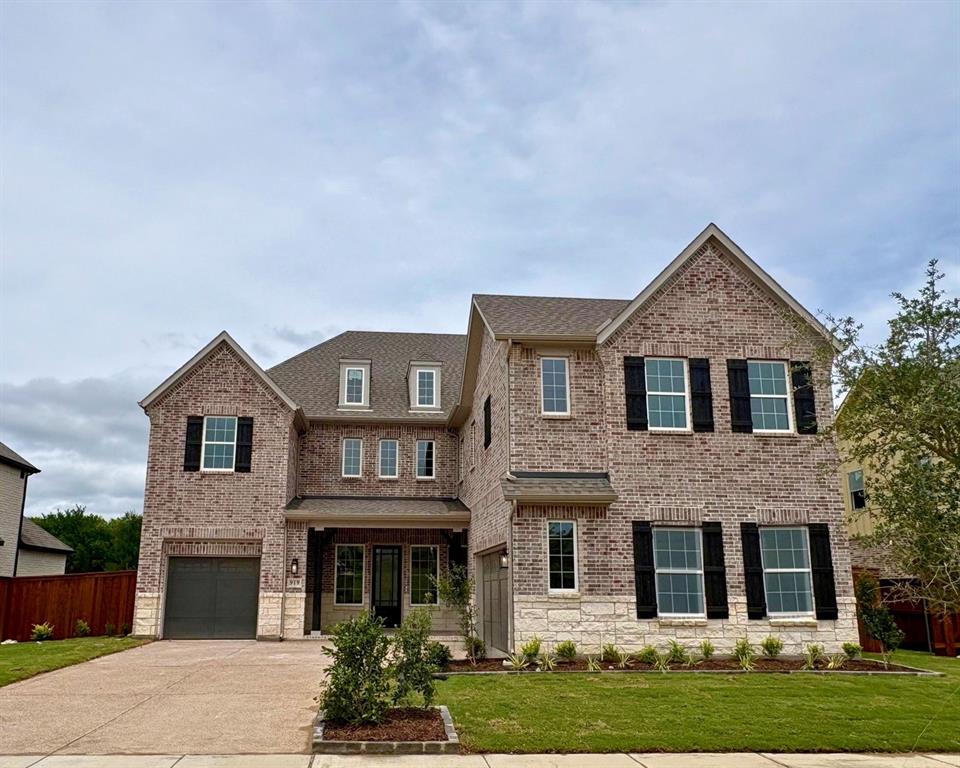MLS# 21257442 - Built by Ashton Woods Homes - Jun 2026 completion! ~ 80' Lot! Backs to Greenspace! This expansive two-story home offers over 4,000 square feet of thoughtfully designed living space. Designed with the Serene Collection, this home showcases natural textures and muted earth tones. Upon entering through the foyer, you’re welcomed by a central dining space that connects seamlessly to the heart of the home. The open-concept kitchen, family room, and breakfast area create a natural flow, with a large eat-in island, walk-in pantry, a beautifully designed fireplace and easy access with sliding doors to the covered outdoor living space—ideal for indoor-outdoor entertaining. Privately positioned at the rear of the home, the primary suite offers a quiet retreat with dual vanities, a soaking tub, walk-in shower, and an oversized walk-in closet with convenient access to the utility room. A mudroom and powder bath are thoughtfully located near the garage entries to support daily routines. Upstairs, a spacious game room overlooks the main level below with beam ceilings, creating an open and connected feel, while a dedicated media room provides the perfect setting for movie nights or hosting. Three additional secondary bedrooms, each with walk-in closets, offer comfort and privacy for family or guests. Designed with flexibility in mind, you will also find a second floor versatile flex room that can be tailored to fit your needs—whether as an additional bedroom, home office, or private retreat. A standard three-car garage adds everyday