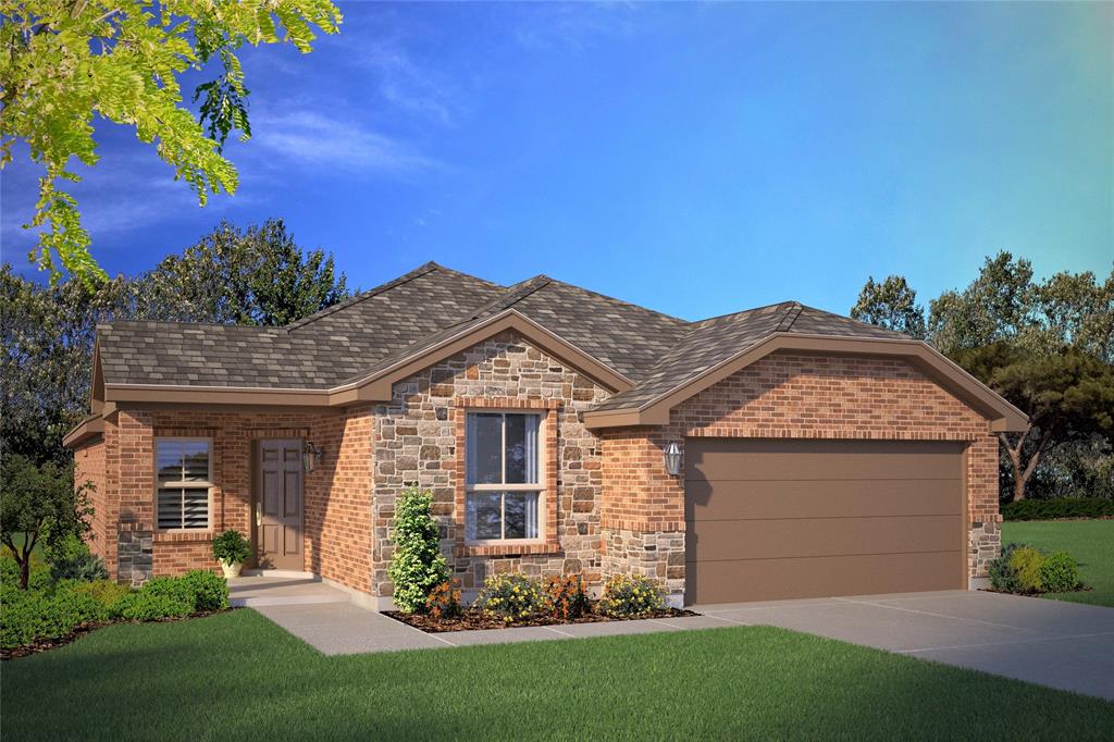 QUICK MOVE-IN!! FABULOUS NEW D.R. HORTON HOME in HIGHLANDS at CHAPEL CREEK located in W FORT WORTH! OPEN CONCEPT FLOORPLAN TO SUIT THE NEEDS OF MANY! Beautiful 4 BEDROOM with front STUDY Meridian Floorplan-Elevation D, READY TO MOVE IN NOW! Spacious open Living, Dining and large Chef's Kitchen in the heart of the Home with abundant cabinet space, Breakfast Bar, Granite Countertops, SS Appliances, Gas Range, Built-in Microwave, Walk-in Pantry and big Laundry. Split Bedroom arrangement with large main Bedroom, two sink vanity, 5 ft over sized shower and Walk-in Closet. Cultured Marble top Vanities in Baths, Tiled Entry, Hallways and Wet areas plus Home is Connected Smart Home Technology. Covered front porch and back Patio, 6 ft fenced Backyard. Gas Tankless Water Heater, partial Gutters, Landscape Pkg with full sod and Sprinkler System. Community Pool, Cabana and Playground. Close proximity to DFW Airport, Fort Worth's Nature Center, Sundance Square Downtown, Shops, Restaurants and more!