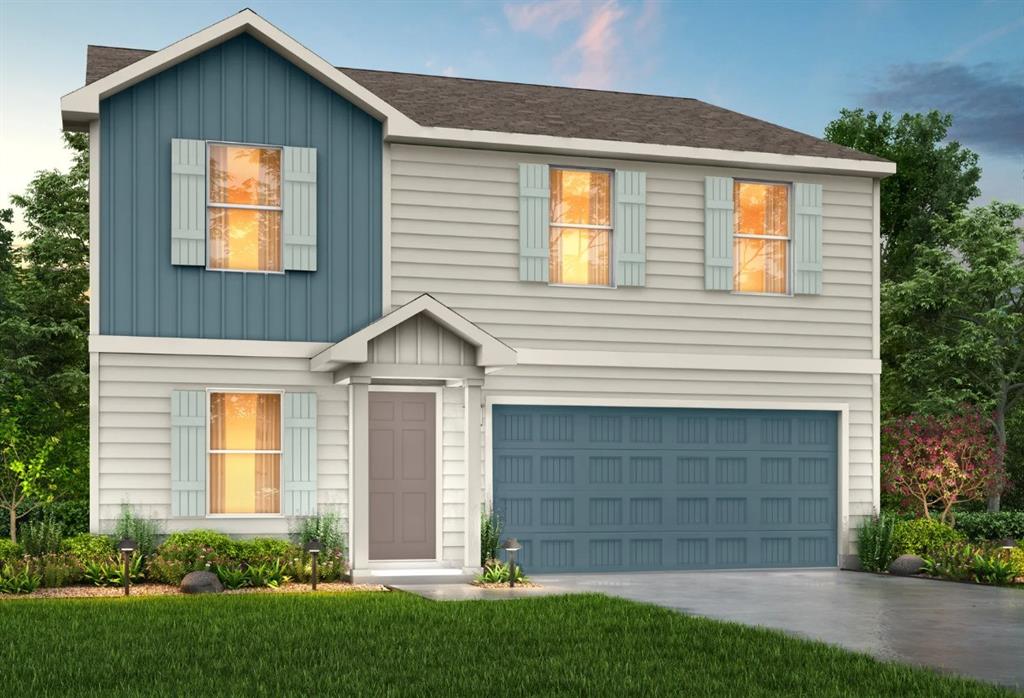 MLS# 21288864 - Built by NHC - Sep 2026 completion! ~ Model 2203 A1 - Harrison  The Harrison Plan from our Liberty Series offers a perfect blend of comfort, practicality, and exceptional value. This 2-story home features 4 bedrooms, 2.5 bathrooms, a 2-car garage, and 2,203 square feet of thoughtfully designed living space. As you step inside, you’ll pass the versatile flex room before reaching the staircase to the upper level, a convenient closet, and half bathroom. The heart of the home is the open kitchen and living area, complete with a central island, a dining area, and a spacious family room — perfect for entertaining or relaxing with loved ones. Upstairs, the private primary suite awaits, featuring an en suite bathroom. Three additional bedrooms, one more full bathroom, a loft area for additional living space, and a convenient laundry room complete the upper level.