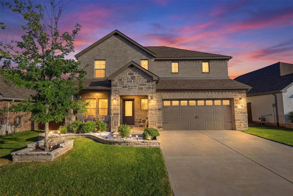 Built in 2021, this beautifully maintained two-story home in the sought-after Ventana community offers 2,128 square feet of thoughtfully designed living space with 3 bedrooms, 2.5 bathrooms, and a spacious upstairs game, flex room that can easily serve as a media room, home office, or playroom. The open-concept floor plan seamlessly connects the kitchen, dining, and living areas, creating the perfect space for everyday living and entertaining. The spacious kitchen overlooks the main living area, making it easy to stay connected with family and guests.
The private primary suite and well-appointed secondary bedrooms provide comfortable accommodations, while the versatile upstairs flex space adds even more functionality. Step outside to enjoy a backyard that backs to a peaceful greenbelt, offering added privacy and a peaceful setting with no rear neighbors.
Residents of Ventana enjoy exceptional community amenities, including a resort-style pool, playgrounds, parks, walking trails, and community gathering spaces, providing an active and welcoming neighborhood lifestyle. Conveniently located with easy access to Fort Worth, shopping, dining, and major highways, this move-in-ready home offers the perfect combination of modern comfort, functionality, and community living.