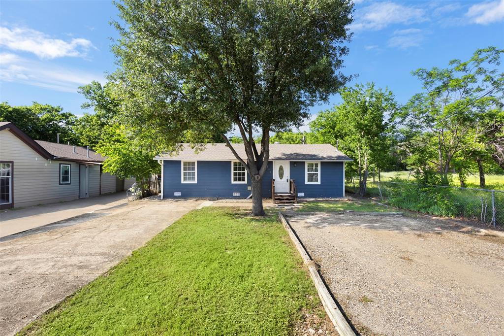 Charming Cottage Living Just Minutes from Downtown Ferris! Welcome to this inviting and thoughtfully updated cottage nestled on a generously sized lot in the heart of Ferris—known as the “Brick Capital of the Nation” and loved for its authentic small-town charm just south of Dallas. Inside, you’ll find a light-filled, open living space with updated flooring and a clean, neutral palette ready for your personal touch. The efficient layout maximizes every square foot, offering comfortable living without wasted space. The kitchen provides ample cabinetry and functionality (washer, dryer and refrigerator stay!), while the bedrooms offer cozy retreats with natural light and flexibility for guests. In addition this property offers a flex room where you can work-from-home, or your hobbies. Step outside and discover one of this property’s standout features—a large lot with exceptional parking capacity, ideal for multiple vehicles, trailers, or recreational use. The spacious backyard offers room to expand, garden, or simply enjoy the peaceful surroundings under mature trees. Located within walking distance to downtown Ferris, you’ll enjoy easy access to local shops, dining, and community events—all while being a convenient drive to Dallas. Perfect for first-time buyers, down-sizers, or investors looking for a move-in ready opportunity with room to grow.