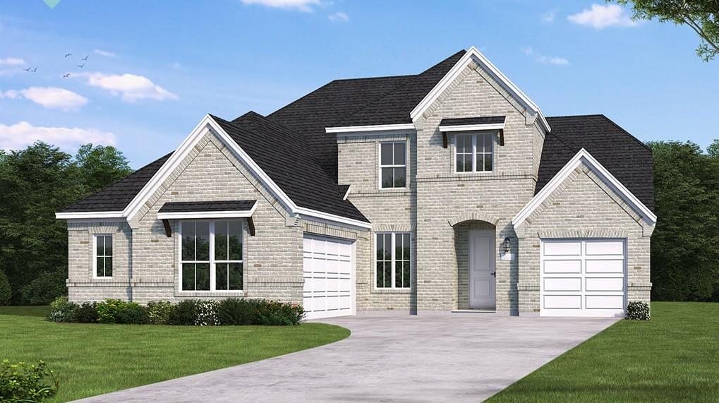 MLS# 21307682 - Built by Coventry Homes - Sep 27 2026 completion! ~ Welcome to this dream home featuring the Falls floor plan, where timeless design meets modern comfort with 4-bedrooms, 3.5-bathrooms, and a spacious 3-car garage. This home is filled with natural light and showcases soaring ceilings, a classic traditional elevation, and a private office perfect for working from home. Designed for both entertaining and everyday living, it features a generous game room, a dedicated media room, and an open layout that flows seamlessly to the back patio with a gas stub- ideal for future outdoor gatherings. Every space is thoughtfully crafted to balance style and functionality. Opportunities like this don’t come often- schedule your private tour today!
