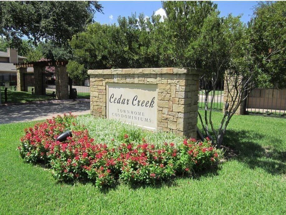 This property is currently Tenant occupied and their lease in in effect  through the end of October 2024. Perched within the gated community of Cedar Creek Townhomes, this residence offers more than just a residence – it's an entryway to a secure and dynamic lifestyle. Upon entering, you'll be immediately captivated by the inviting atmosphere that envelops the open floorplan. The well-designed dwelling features an airy living area seamlessly flowing into a thoughtfully equipped kitchen, boasting sleek granite countertops that effortlessly combine elegance with functionality. In summary, this 2-bedroom, 2-bathroom townhome in the gated community of Cedar Creek Townhomes in Benbrook, TX, presents a harmonious blend of comfort, security, and community living. Whether you're enjoying the serene ambiance within your home or exploring the shared amenities of the community, this townhome offers a delightful living experience that combines the best of both worlds.