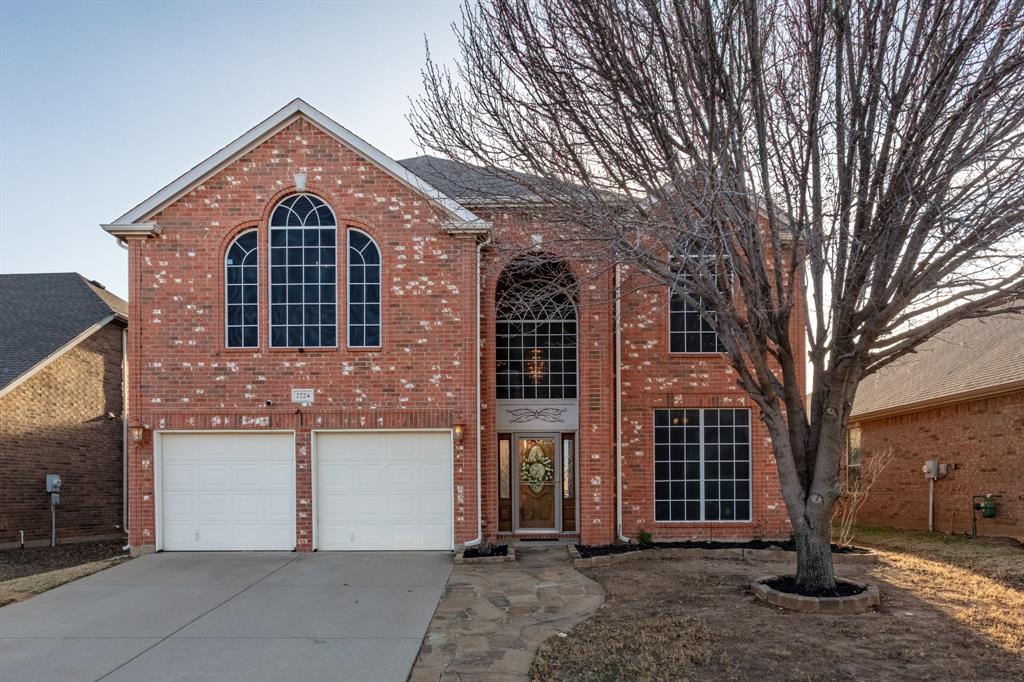 INCREDIBLE NEW PRICE AND 10K IN SELLER CONCESSIONS OFFERED TO BUYER! Beautifully maintained & thoughtfully designed, this 5-bedroom home stands out for its highly versatile & coveted floor plan, offering the space, flexibility & seamless flow today’s lifestyle demands. Be welcomed by an open, light-filled layout that can be configured in countless ways. The front living & dining spaces is easily transformed into a home office, additional lounge, playroom, music room, or creative studio, making the layout adaptable as life evolves. The heart of the home is a spacious main living with charming fireplace that connects effortlessly to the kitchen & breakfast area. Kitchen features extensive built-in cabinetry, abundant counter space, pantry & butler’s pantry for coffee bar or food prep. With 5 generously sized bedrooms, the home offers room to grow, host, or multi-generational use with ease. Upstairs, 2 well-designed J&J baths provide both privacy & convenience, an increasingly sought-after feature. All secondary beds include spacious closets & ceiling fans. The primary suite personal sanctuary is enhanced by a wall of windows overlooking the backyard. Primary bath offers a relaxing retreat with jetted tub, separate shower, double vanities & spacious walk-in closet. Upstairs living adds more flexibility, with a large game room & an additional bonus area. Whether you need multiple offices, hobby areas, guest quarters, or dedicated zones for entertaining, this floor plan supports it all, without feeling compartmentalized. Beautiful flagstone accents elevate the front curb appeal & extend to the backyard patio, where outdoor dining and relaxing feel like a natural extension of the interior living space. Located in the popular community of Beechwood Creek within highly regarded Northwest ISD, residents enjoy access to a community pool, playground & more! Nearby shopping, dining & convenient commuter routes. Features solar screens & shed in backyard.