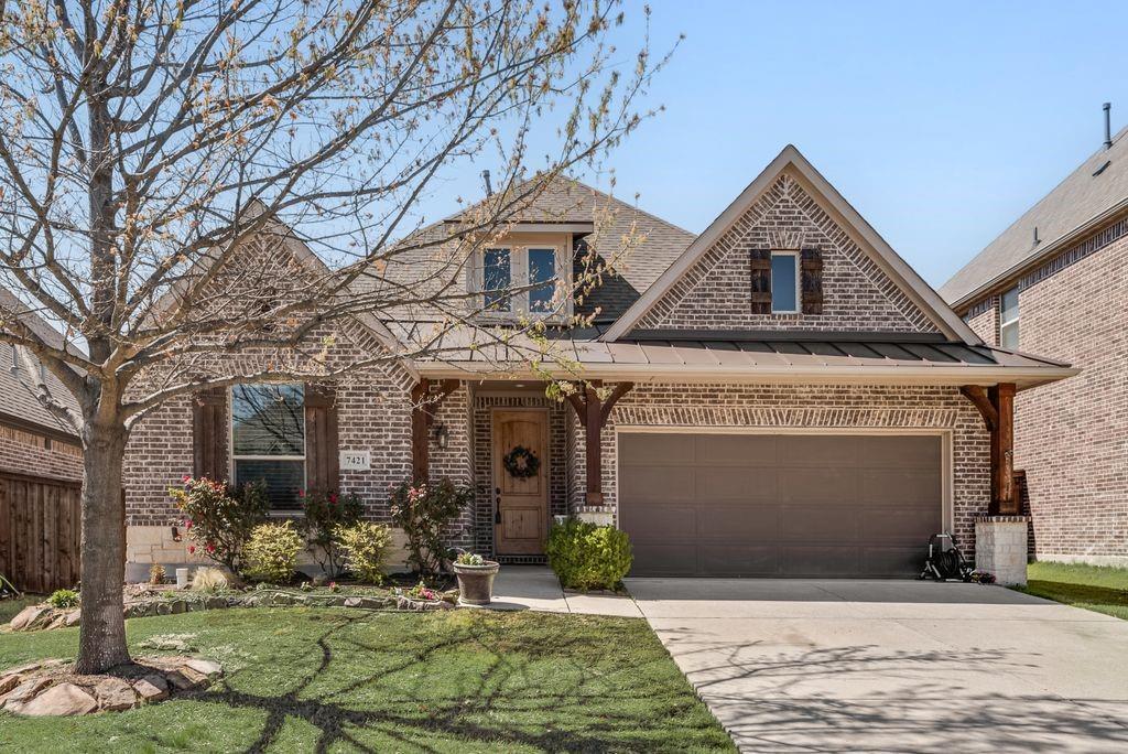 New price and the sellers are offering a $5,000 credit to the buyer! which may be applied toward closing costs or used to buy down the interest rate. 
Welcome to this beautifully well-maintained single story home in the award-winning Trinity Falls master-planned community. Offering 2,146 square feet of thoughtfully designed living space, this 3-bedroom, 2-bathroom home also features a dedicated office with a built-in desk and custom cabinetry perfect for working from home.

The open-concept floor plan and split-bedroom layout provide both comfort and privacy. The spacious living, dining, and kitchen areas flow seamlessly together, creating an ideal space for entertaining and everyday living.

The private primary suite offers a relaxing retreat with a charming bay window that fills the room with natural light. The ensuite bathroom features dual sinks, a soaking tub, a separate walk-in shower, and a custom walk-in closet designed for optimal organization.

Secondary bedrooms are well appointed, with one featuring a stylish custom accent wall that adds character and charm.

Enjoy the incredible lifestyle Trinity Falls has to offer with miles of scenic hike and bike trails, multiple parks, playgrounds, fishing lakes, resort-style pools, a dog park, clubhouse, and fitness center. Conveniently located just minutes from Historic Downtown McKinney with boutique shopping, dining, seasonal festivals, and the popular farmers market. Easy access to US-380 and Highway 75 and zoned to highly regarded McKinney ISD.

A perfect combination of thoughtful design, custom features, and exceptional community amenities this home is a must-see.