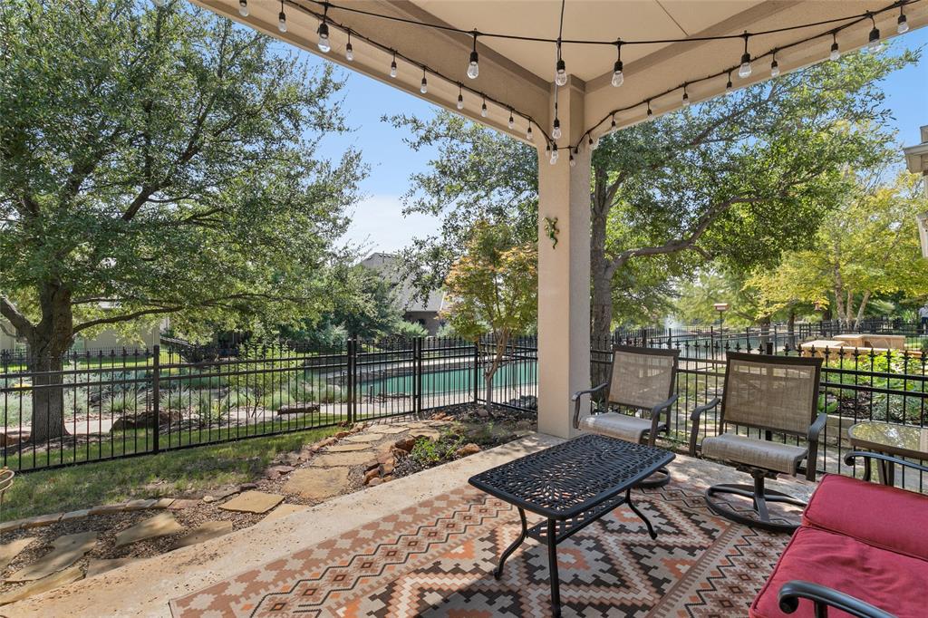 Exceptional Spanish style custom residence nestled in a gated neighborhood & part of the master-planned community of Craig Ranch! Impeccable upgrades & design touches really gives this home that WOW factor! Magazine worthy! Nature enthusiasts will love the serene & private feel this home provides as the property backs up to the neighborhood walking path & man-made canal! Plenty of windows provide a bright & airy feel throughout this open expansive kitchen & living area & will certainly be the setting for many future parties & gatherings. Speaking of entertaining! There are multiple outdoor entertaining areas, including a courtyard right off the gourmet kitchen & the backyard with a large covered patio to enjoy! The split primary suite is tucked away at the back of the home so you can relax & take in the spectacular view! The office & guest bedroom is also split from other bedrooms allowing for privacy! Fabulous Craig Ranch amenities to keep the whole family busy! Frisco ISD!