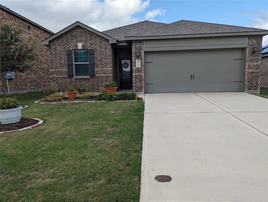 Here is your chance to own a like new home in the beautiful and growing suburb of Anna, Tx.  This stunning brick home shows like a model with beautiful curb appeal.   Inside you will find an open concept  living room, kitchen and dining area flowing seamlessly with a large breakfast bar, plenty of cabinet and counter space, sporting a spacious living room and a quaint dining room, perfect for gatherings.  Towards the front of the home are the two secondary bedrooms and spacious bathroom with ample closet space for storage.  The back of the home features the large primary bed and bath with a walk-in closet, separate shower and spacious vanity.  Out back you can enjoy a 10 X 13 covered patio overlooking a substantial backyard.  This home is located just a short drive to all the local amenities and positioned for easy access to I-75.