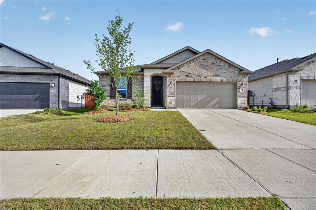 Beautifully maintained single-story home in the heart of Crandall offering a bright open-concept layout and modern finishes throughout! This 3 bedroom, 2 bath home with a dedicated office features durable wood-look flooring, neutral tones, and an abundance of natural light. The spacious chef’s kitchen is the centerpiece of the home with a large quartz island, stainless steel appliances, gas range, subway tile backsplash, walk-in pantry, and plenty of cabinet space, all opening seamlessly to the dining and living areas—perfect for entertaining and everyday living.

The private primary suite offers a relaxing retreat with dual sinks, oversized walk-in shower, and large walk-in closet. Split secondary bedrooms provide added privacy, while the separate office makes an ideal work-from-home space, playroom, or flex room. Enjoy the spacious backyard with covered patio and room to relax, play, or entertain.

Located in a growing community with neighborhood amenities and convenient access to schools, shopping, dining, and major highways. Move-in ready and shows beautifully!