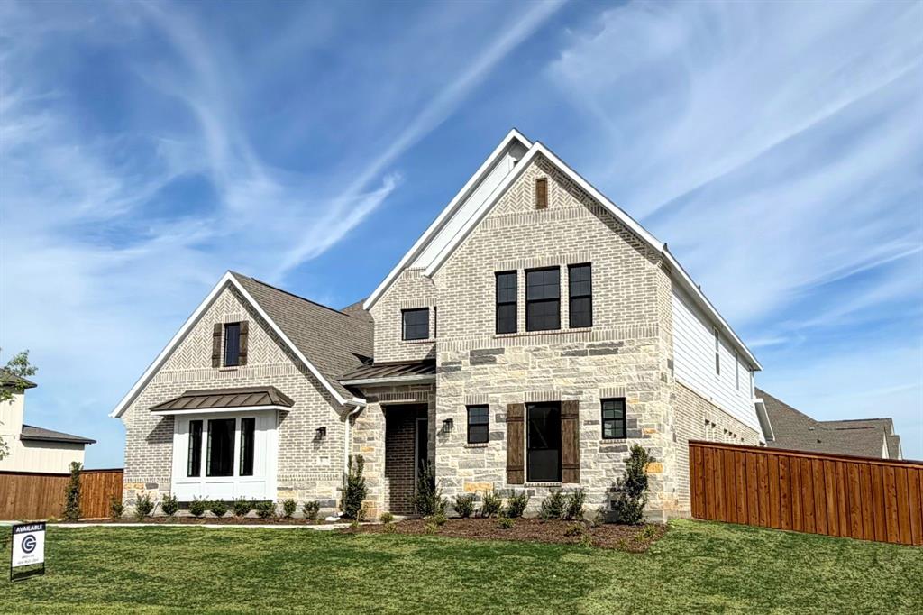 Live in the scenic and beautiful community of Sweetgrass - where amenities, beauty, and prime location make every day living a breeze!  From GFO Home's grand Presidential Series, this stunning Two-Story, 4,558 SF home is GFO Home’s highly sought-after Kennedy Floor Plan- offering 5 Bedrooms, 4.5 Bathrooms, and a spacious 2-car Garage on a huge .39 corner acre lot in the scenic and amenity-rich Sweetgrass Community. Highlights on the main floor include a Private Study, a Guest Suite with full ensuite Bathroom, and an Open Concept Family Room with soaring 2-story Vaulted Ceilings, 2-Story Stacked Windows, a stunning Electric Fireplace, and elegant 15’ ft Glass Slider Patio Doors leading to the spacious Covered Patio and Private Backyard. You’ll also enjoy a Formal Dining Room for special gatherings, and a Gourmet Chef’s Kitchen featuring a large Center Island, an Upgraded Commercial Cooking Range with Canopy Vent Hood, Walk-in Pantry, and attached Breakfast Room. Relax in the luxurious Primary Suite and Spa-Inspired Primary Bathroom with a designer Free-Standing Tub, Walk-In Frameless Glass Shower, & Oversized Walk-In Closet. Enjoy an Upstairs Game Room, a Bonus Loft area, and additional Media Room. The 2nd Floor also features 3 additional Bedrooms with 2 full Bathrooms. Experience high-end living with GFO Home’s Kennedy floor plan in Haslet’s Premier Neighborhood- Sweetgrass! Located just off 35W by Ft. Worth Alliance, Sweetgrass features amazing on-site community amenities including parks & playgrounds, hiking & biking trails, a community clubhouse, a firepit lounging area, a resort-style swimming pool, and beautiful scenic pond. All minutes away from the heart of Fort Worth.  Zoned in top-notch Northwest ISD! Visit the Sweetgrass GFO Model Home today!
