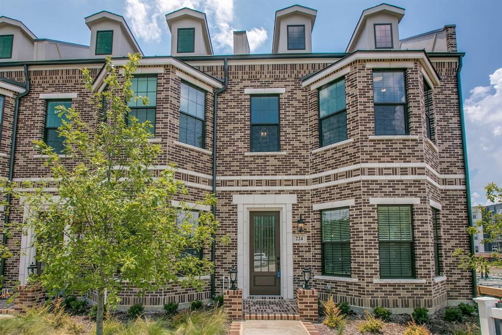 Luxury living meets walkable convenience at 224 Morningside Drive, an elegant Madison Brownstone located in the heart of Roanoke City Center. Built in 2020, this sophisticated two-story townhome offers three bedrooms, an open-concept design, and an impressive collection of upscale finishes.
The beautifully appointed kitchen is designed for both entertaining and everyday living, featuring quartz countertops, sleek cabinetry, premium Café appliances, and generous workspace. The kitchen flows seamlessly into the spacious living and dining areas, enhanced by soaring ceilings, designer details, and substantial 8-foot solid-core doors. The expansive primary suite provides a private retreat with graceful bay windows and a dramatic tray ceiling. Its spa-inspired ensuite features an oversized walk-in shower, natural-stone double vanity, and an impressive custom closet system. Two additional bedrooms offer flexibility for guests, a home office, or fitness space.Enjoy a true lock-and-leave lifestyle with HOA-maintained front landscaping, a two-car garage with convenient alley access, and access to the community pool and outdoor grilling area.Just steps from Roanoke’s celebrated restaurants, boutique shopping, entertainment, and community events, this exceptional residence places you at the center of the city known as the Unique Dining Capital of Texas.Ideally positioned for convenient access to Fort Worth, DFW International Airport, Alliance, Keller, and Southlake, this location offers an exceptional balance of urban energy and regional connectivity. Homes in this highly desirable neighborhood rarely become available for sale, making this a unique opportunity to own refined luxury in one of North Texas’ most distinctive destinations. Rarely available and exceptionally located, this is more than a home—it’s your opportunity to own the Roanoke City Center lifestyle.
