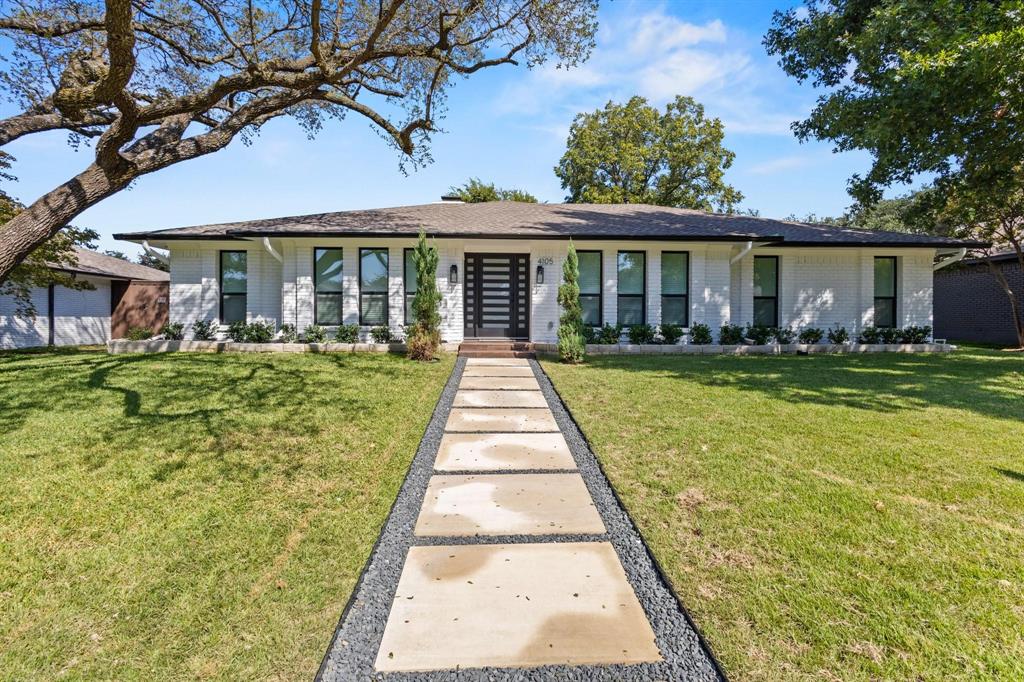 Completely updated and truly move-in ready, this single-story home offers a refined blend of modern finishes and timeless design. The well-designed floor plan features five spacious bedrooms, three full baths, a dedicated office, formal dining, and a flexible second living or game room that opens to the expansive backyard—ideal for everyday living and entertaining. One bedroom is located in a separate wing, creating an ideal multigenerational layout or private guest suite.

The open-concept living area centers around an updated fireplace and flows seamlessly into the chef’s kitchen with custom cabinetry, Taj Mahal quartzite countertops, and brand-new stainless steel appliances. Wide-plank, light-toned LVP flooring and fresh interior paint run throughout, offering a clean, low-maintenance aesthetic with no carpet.

Located in one of Dallas’s most desirable neighborhoods, the home provides easy access to top private schools, major highways, and premier dining and shopping. Recently refreshed landscaping enhances curb appeal, and a detached storage shed adds functionality. A rare opportunity to own a fully updated, turnkey home in a prime Dallas location. 

New copper electrical wiring throughout the home, new outlets, new water heater, new lass flex line, new paint.
