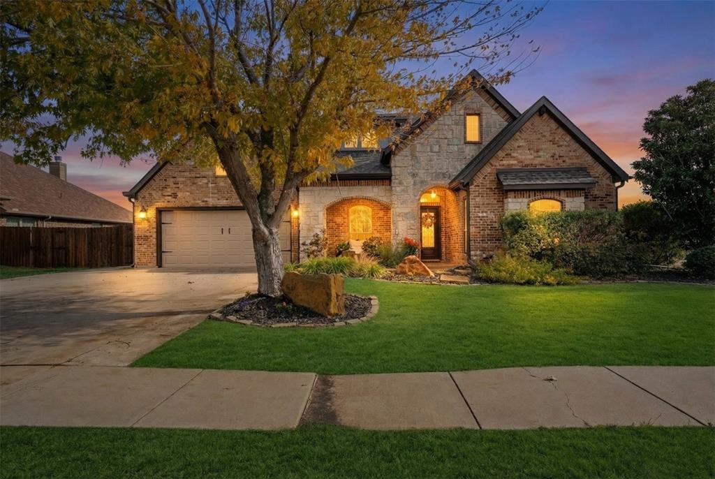 Discover refined living at 2168 Liriope Lane, a beautifully appointed 4-bedroom, 3 full bath two-story residence that seamlessly blends elegant design with exceptional outdoor living.You will APPRECIATE the newer carpet and upgraded HVAC system... From the moment you enter, this home impresses with its open-concept layout, rich finishes, and inviting natural light. The main living area features a warm stone fireplace and flows effortlessly into the dining space and chef-inspired kitchen—complete with granite countertops, custom cabinetry, an oversized island, and stylish pendant lighting. With two spacious living areas, this home offers the flexibility to create the perfect game room, media lounge, or second family retreat. The highlight of this property is the remarkable backyard oasis—a rare find in this price point. Designed for both relaxation and entertaining, this space features hot tub, multiple covered patios, extended concrete walkways, outdoor seating zones, ceiling fans for year-round comfort, and room for grilling, dining, and hosting gatherings. Whether you're enjoying morning coffee in the quiet shade or hosting lively weekend get-togethers, this backyard offers a true extension of your living space. Thoughtfully maintained and beautifully styled, this home is move-in ready and perfectly situated near top Waxahachie amenities, schools, shopping, and parks.
A home where upscale comfort meets exceptional outdoor living—this one is truly a must-see.
