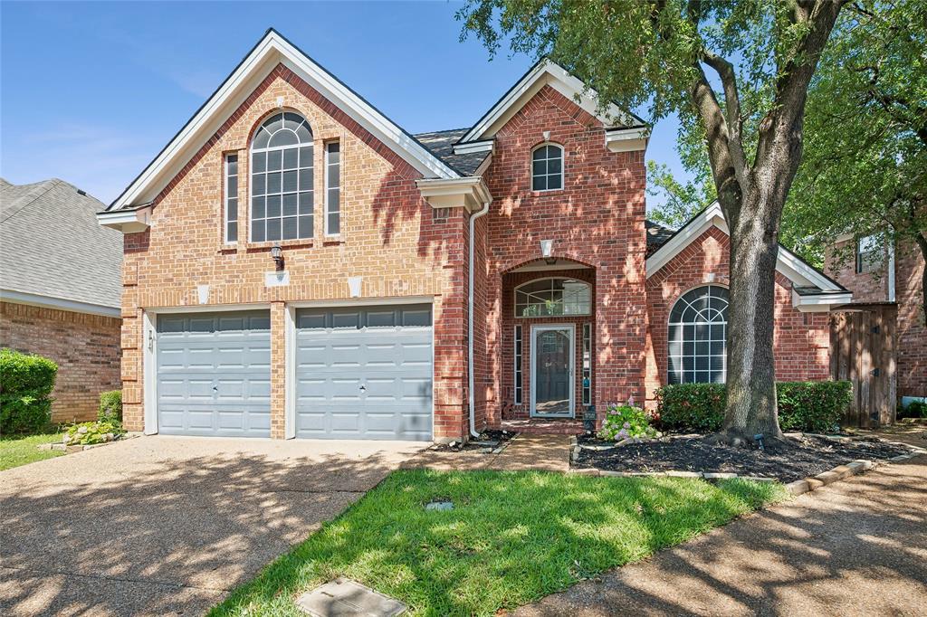 Light filled, move-in ready Grand Addison 3 bedroom, 2 bath home is located in desirable and secluded cul-de-sac.
The thoughtfully designed open-concept plan highlights soaring ceilings and expansive windows filling the space with natural light. 
The large living is area centered by a gas fireplace and views of back patio space.

Adjacent kitchen and dining room offers generous cabinetry, pantry & ample prep space. The east-facing back patio landscaped with easy care artificial turf provides a perfect space for ‘al fresco’ dining, entertaining and container gardening.

The open staircase leads to generously sized, secluded primary bedroom retreat. Primary bath offers calm with a jetted tub, walk-in shower, and dual sinks. Two well sized primary closets will not disappoint!

Additionally the home features a custom under-stair nook ideal for storage, pets, or toddler playhouse, a 2-car attached garage & a designated laundry room w storage on the first level.

Desirable subdivision boasts tree-lined sidewalks, walking trails, pond and wildlife. Close proximity to the Addison Athletic Club, an impressive membership facility for Addison residents. Well known Addison restaurants and night life can be found nearby. Easy access to both DNT and 635.