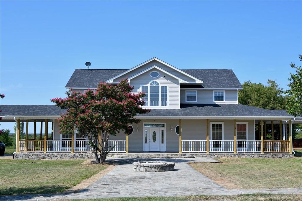 JUST WHAT YOU'VE BEEN WAITING FOR!! Welcome to this exceptional 10-acre property, boasting breathtaking scenic views and a charming pond. This beautifully remodeled two-story home offers ample space with 5 spacious bedrooms and 3 bathrooms. The inviting open floor plan is perfect for comfortable living and entertaining. The kitchen features stainless steel appliances, a stove, an oven, plenty of prep space, granite countertops, and an island with a breakfast area. The first-floor master suite includes an oversized bathroom and a custom walk-in closet for convenience and luxury. The oversized living room has hardwood floors and a cozy gas-wood burning fireplace. Upstairs, you'll discover a huge family room, 3 bedrooms, and a shared bathroom. This income-producing property is conveniently located less than a mile from Preston Road (Highway 289), 11 minutes from downtown Sherman and 15 minutes from Texas Instruments in Sherman location. This property is ideal for anyone seeking a full-time residence, a weekend getaway, or a smart investment opportunity with incredible potential. Now is the perfect time to invest in this unique property that offers the best of both worlds. Don’t miss your chance!