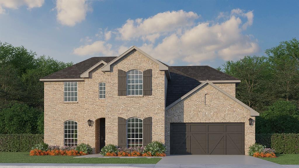 This home site is one of a kind at 7725 SF.  The home features four bedrooms, with two being on the first floor.  The kitchen opens to the family room which features 18 foot ceilings.  The dramatic staircase is open from the game room above.  There is a media room to enjoy as well.  With finishing touches like wood flooring and quartz countertops this home is fabulous.