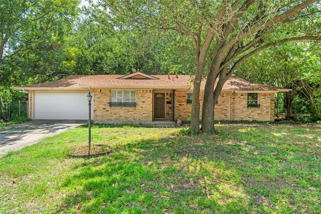 Beautifully Updated & Move-In Ready Home in the Heart of Fort Worth!  This fully remodeled property offers modern style, thoughtful upgrades, and an ideal location near major attractions, top dining, and convenient highway access. The open-concept layout features wood-look ceramic tile throughout, providing durability and low-maintenance living. The updated kitchen showcases quartz countertops, striking green cabinetry, and upgraded bronze fixtures for a designer touch.  The spacious living area includes a built-in electric fireplace and French doors that fill the space with natural light while creating a seamless indoor-outdoor flow. The private owner’s suite offers an updated ensuite bathroom complete with an upgraded vanity, oversized shower, and rain shower head.  Two additional bedrooms down the hall are bright, generously sized, and share a beautifully updated secondary bathroom. Outside, enjoy a covered patio perfect for relaxing or entertaining, a large backyard, and a storage shed for extra convenience.  Located within walking distance to the elementary school and Wedgewood Park, where you’ll find tennis courts and scenic walking trails. This home truly combines comfort, style, and an unbeatable location.