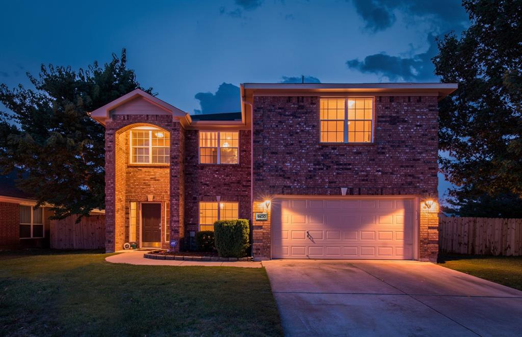 *** FINAL PRICE REDUCTION *** Welcome to a beautiful updated 5-bedroom, 3-bath home in Fossil Park Estates, Fort Worth. This corner lot property features an open floor plan, a wood-burning fireplace, and new flooring. The kitchen includes a farm sink, quartz countertops, and ample space. The oversized laundry room and second-floor family room are highlights. The split bedroom layout offers privacy for the primary suite. Each bedroom is spacious, suitable for a family, guests, or a home office. The backyard is perfect for play and barbecues. With nearly new HVAC systems and a five year old roof, big ticket items are in great shape! This move-in-ready home is in a family-friendly neighborhood close to parks, schools, shopping, and dining, with community amenities enhancing the lifestyle.