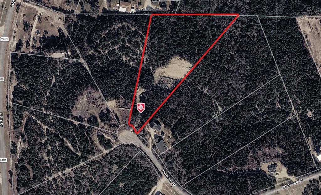 Discover an amazing property nestled in the heart of Texas. This exquisite 5-acre lot, partially cleared, offers stunning vistas and is ideally situated near the town of Bluff Dale. Envision the limitless possibilities as you plan and construct your dream home. The property is graced with an abundance of majestic shade trees, providing an ideal blend of privacy and natural beauty. Additionally, the surrounding area offers a wealth of amenities including a nearby lake, boat ramp, RV park, and pool, all nestled within this exclusive subdivision.